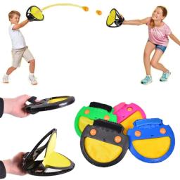 Bola interativa pai-filho Hand Toss, jogando Hand Grasping Balls, vários jogos de pessoas, Throw Catch Toy para crianças - Image 1