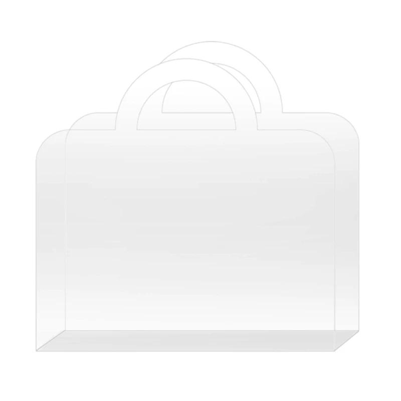 367a sacos embrulho presente acrílico com alças, sacolas reutilizáveis ​​para despedida solteira, dama honra, - Image 1