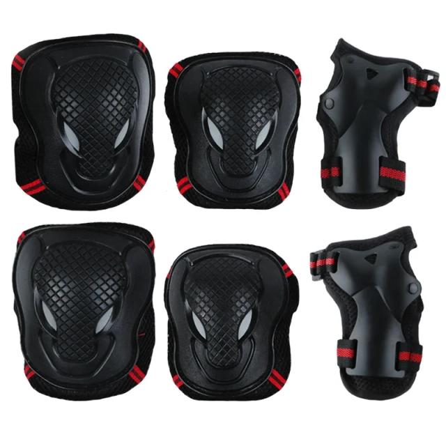 Equipamento de Proteção Completo para Crianças e Adultos: Cotoveleiras, Joelheiras, Capacete para Patinação, Ciclismo e Equitação