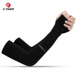 X-tigre-mangas de proteção solar para ciclismo, unissex, respirável, para corrida, vôlei, ao ar livre, verão - Image 1
