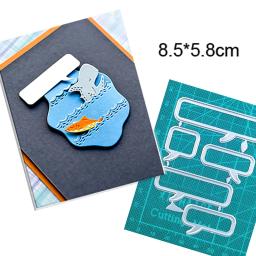 Corte em relevo morre para artesanato DIY, pequeno morre, decoração álbum, cartão fazendo, artesanato, recém-chegados, 2022, 5pcs por lote - Image 1
