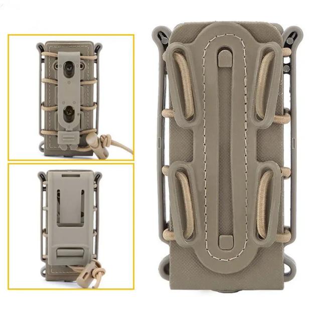 Caça Bolsa para Revistas MG34, 35, 5.56, 7.62, 9mm e Escorpião - Mag Rápido e Liberação Rápida para AR15 com Estojo e Clipe de Cinto