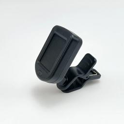 5 pçs afinador de guitarra rotativo clip-on sintonizador display lcd para guitarra acústica cromática baixo ukulele acessórios de guitarra - Image 4