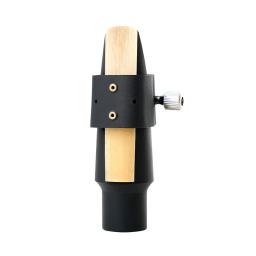 Saxofone Alto Leather Card Fastener Clip braçadeira, ligadura peças, U-forma, macio, único parafuso de ajuste, bocal, colorido - Image 4