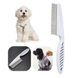 Pet Animal Care Comb, Proteja o pente da pulga para gato e cachorro, Aço inoxidável, Comfort Hair Grooming, Casa - Image 2