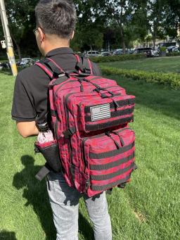 Mochila impermeável ao ar livre, saco de assalto, escalada mochila, esporte, camping, caminhadas, trekking, 45L, 3P - Image 6