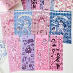 Adesivos decorativos fofos de irmãs, para scrap, diy, decoração de álbum, diário, estética personalizada, ka, papelaria - Image 2