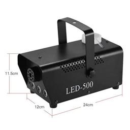 Máquina sem fio do fumo do nevoeiro, luzes conduzidas do RGB, efeito do estágio, remoto, 500W - Image 6
