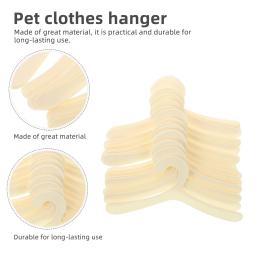 Cabide De Plástico Para Animais De Estimação, Rack De Armazenamento De Roupas De Cachorro, Suprimentos, Suprimentos, 20 Pcs - Image 3