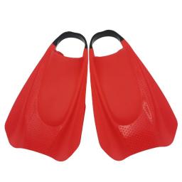 Silicone Natação Fin Short Blade Flippers, nadadeiras de mergulho profissional para adultos, homens e mulheres, unissex - Image 4