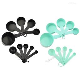 Colher De Medição De Plástico Copo de medição Ferramenta de cozimento Colher De Pó De Bolo DIY, 10 Pcs de Conjunto de Escala - Image 4