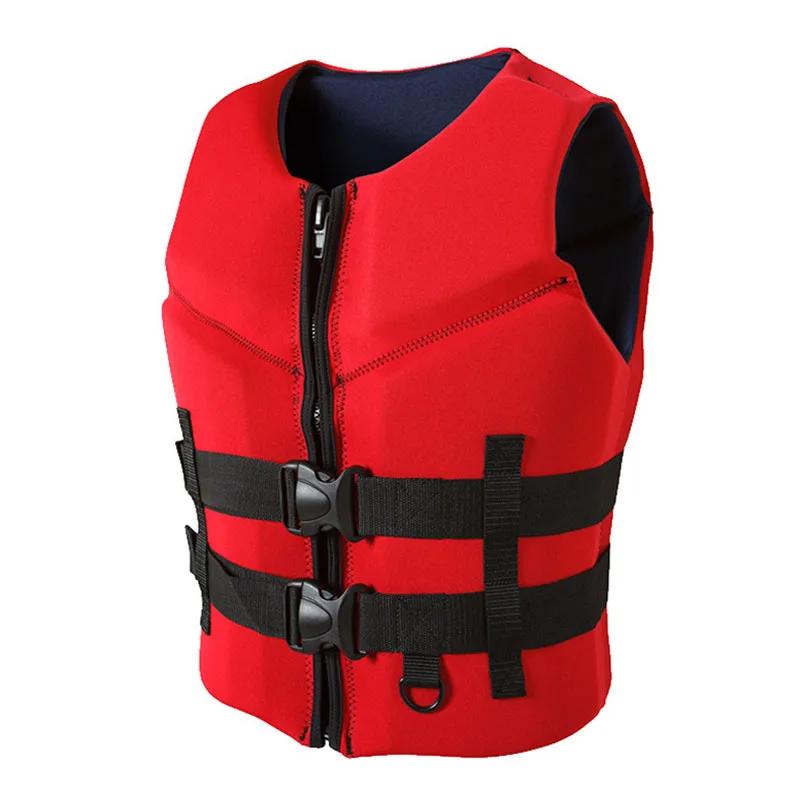 Jaqueta salva-vidas de neoprene para adultos, colete salva-vidas masculino, esportes aquáticos, natação, deriva, pesca, jet ski, caiaque, barco, mulheres, jaquetas - Image 1