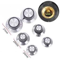 Botão de Pedal de Efeito Cromado para Guitarra, Amplificador AMP, Acessórios DIY, Indicação de Seta, Acessórios Vintage, 6mm, 1Pc - Image 1