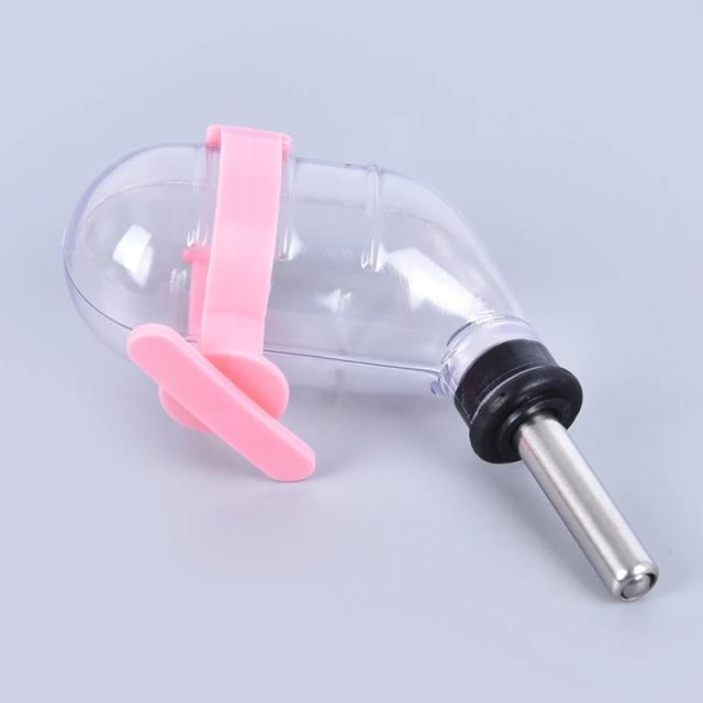 Bebedouro Automático de Aço Inoxidável para Cães, Coelhos e Hamster com Dispenser de Água