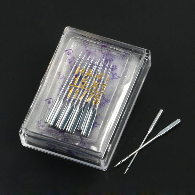 Agulhas de Alta Qualidade para Máquinas de Costura Domésticas Cantor, Irmão e Janome - Kit com 10 Peças (HA x 1, Números #9 a #22)
