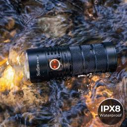 Sofirn-SP36 Pro lanterna LED poderosa, USB C tocha recarregável, 4 x SST40, 18650, 8000lm - Image 2