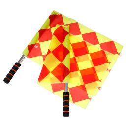 Futebol Árbitro Bandeiras com Saco, Bandeiras Linesman, Profissional, feira, Jogar, Futebol - Image 6