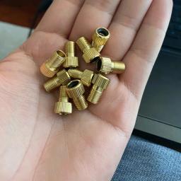 Conjunto de adaptador de válvula de bicicleta, 5 peças, conversor presta para schrader para pneus de bicicleta, acessórios de válvula fv av, conector de bomba de tubo de ciclismo - Image 6