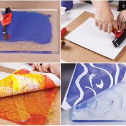 Impressão de tamanho grande em papel, resina monoprinting, placa gelli clara para arte artesanato, gel placa de impressão ferramentas, rápido frete grátis - Image 5