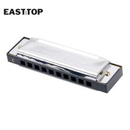 EASTTOP-Capas de Harmónica Diatónica, Major C, Aço Inoxidável, Estojo de Harmónica Personalizado, T10-4, 10 Buracos, 20 Tons - Image 2