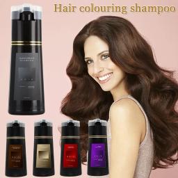 Champô do cuidado da tingidura do cabelo, 3 in-1, natural, rápido, branco, preto, conveniência duradoura, homens, mulheres - Image 1