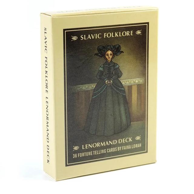 Jogo de Tabuleiro de Adivinhação Lenormand para Festas com Temática Eslava