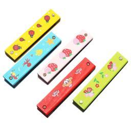 Harmonica de madeira para crianças, brinquedos Montessori Puzzle, brinquedo musical criativo, instrumentos de jogo, presentes bonitos para meninos e meninas, TMZ - Image 4