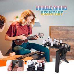Reutilizável Guitar Chord Presser, Ukulele Chord Trainer, Guitar Aid Assisted Tool, Ukulele compacto, Assistente de acorde, Ukulele Acessórios - Image 6