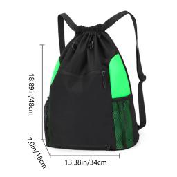 Saco de basquete mochila mochilas de basquete para meninos meninas todos os esportes futebol vôlei sacos de futebol compartimento de bola equipado - Image 6