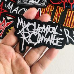 Rock Band Bordados Listras, Ferro em Adesivos, Música Badge Roupas Apliques, Suprimentos de costura DIY, 25Pcs por lote - Image 4