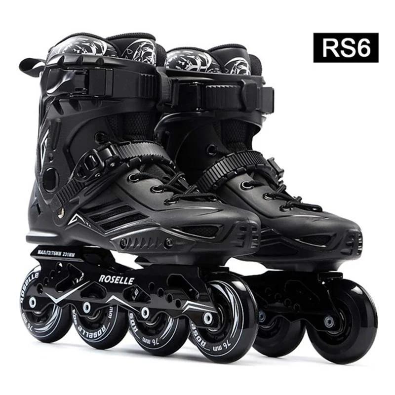 Roselle Inline Patins para Adultos e Crianças, Sapatos de Patinação Profissional, Slalom Sliding, FSK, Tamanho 35 a Tamanho 46, Original - Image 1