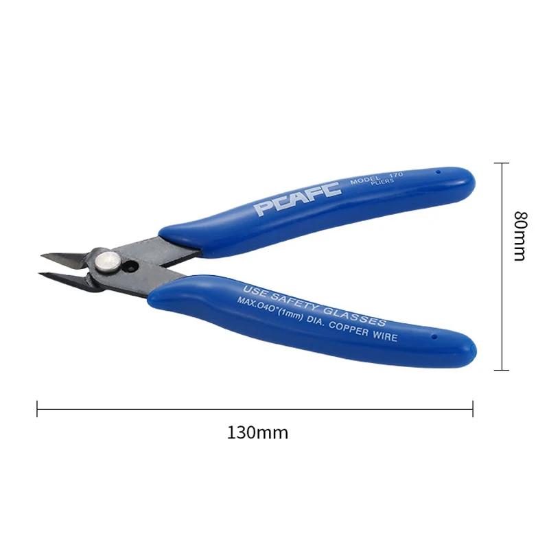 1/2 pces alicate profissional multi ferramentas funcionais cortadores de cabo de fio elétrico corte lado snips nipper de aço inoxidável nivelado - Image 1