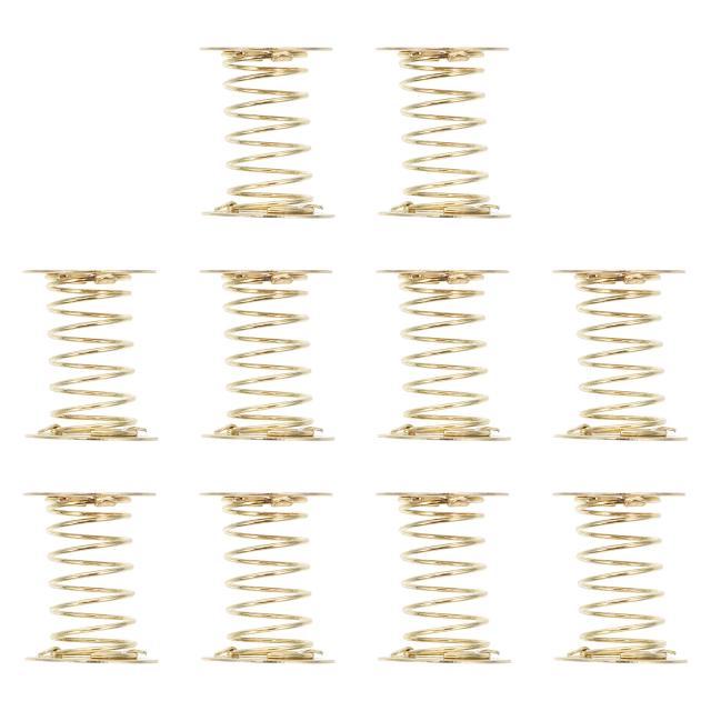 Bases DIY de Brinquedos Spring Base Mermaid, Acessórios para Agitar a Cabeça, Materiais de Artesanato em Painel, Conjunto com 10 Peças