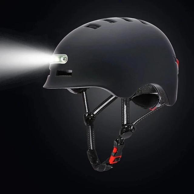 Capacete Inteligente 2024 para Ciclismo com Luz Traseira - Ideal para Bicicletas Elétricas e Scooters Urbanas, Modelos Masculino e Feminino