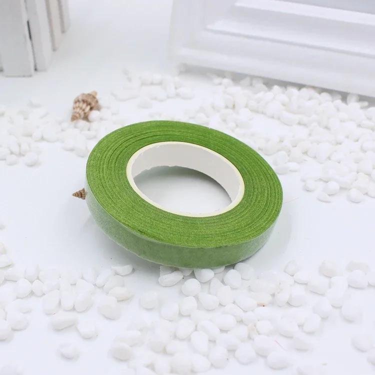 Fita de papel adesiva para guirlandas, flores e flores artificiais de seda em rolo para haste floral com 1 rolo - Image 1
