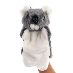 25cm animal mão fantoche brinquedos de pelúcia lobo vaca mão fantoches fingir educativo história boneca brinquedo - Image 2