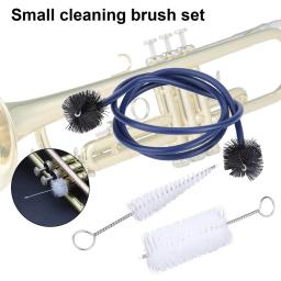 Metal Trompete Limpeza Combo Acessório Grasp Prático Trompete Corneta Manutenção Limpeza Trompete Válvula Casing Brush - Image 1