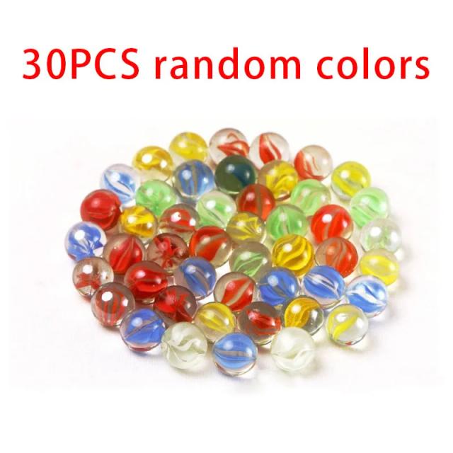 Jogo Infantil com 30 Peças: Damas, Yo-Yos, Contas de Vidro Coloridas e Pinballs para Decoração de Aquários
