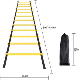 Equipamento De Escada De Agilidade Correias De Nylon Para Treinamento De Velocidade E Esportes, Treinamento De Futebol De Flexibilidade, Escada De Energia - Image 5