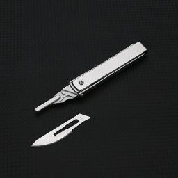 Canivete de Bolso Dobrável Criativo, Facas Utilitárias EDC, Segurança Multi-ferramenta, Ferramentas manuais de autodefesa, A lâmina NO24 pode ser substituível - Image 2