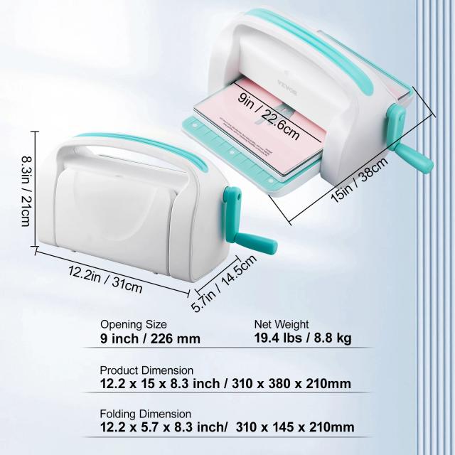 Guia Completo da Máquina de Corte e Relevo: Ferramentas Compactas para Scrapbooking e Artesanato DIY em Cartões de 6" e 9"