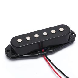 Captador de som Black Single Coil para guitarra elétrica, 6 cordas, harmonioso, fácil de instalar - Image 3