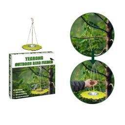 Pendurar enforcamentos Pássaro Alimentador, aves bebendo tigela, Quintal Decoração, Forma de Flor Alimentando Recipiente, Pássaro selvagem Pólo Alimentar, Pet Suprimentos - Image 5