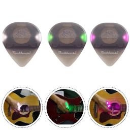 Palheta de guitarra led brilhante, luminosa, antiderrapante, luz colorida, palheta, instrumento brilhante, acessórios de guitarra - Image 2