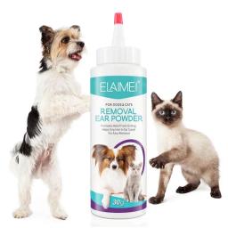 Pet Ear Hair Removendo Pó, Ear Cleaner, Cuidados Saudáveis, Anti-carrapatos, Suprimentos de limpeza, Produtos para cães - Image 1