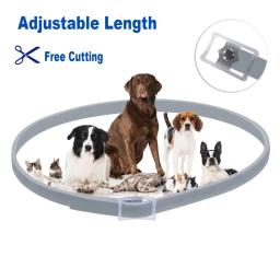 Pulga e coleira de silicone ajustável para cães e gatos, antimosquitos, repelente de insetos, pet fornecimentos, proteção de 8 meses - Image 3
