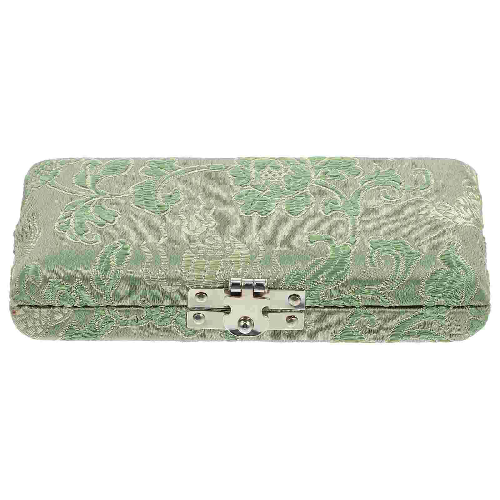 Green Oboe Reed Box, Silk Smooth, Música, Case, Instrumento, Reed Holder - Image 1