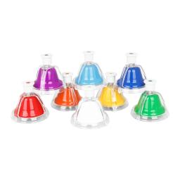 IRIN-8 Tone Handbell para Crianças, Sinos De Mão Coloridos, Orff Percussão, Instrumento Musical, Brinquedo Do Bebê, Educação Precoce, Presente De Natal - Image 3