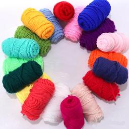 Conjunto de ferramentas de lã artesanal, DIY, 10 fios coloridos, 3 crochets artesanais criativos, Material tecido, 13 pcs - Image 5