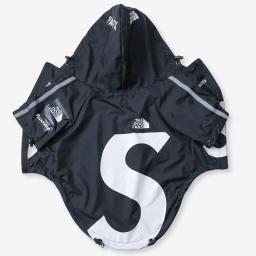 Suprempet pet cão jaqueta de chuva roupas cachorro à prova de vento trajes do cão para cães grandes à prova dwaterproof água roupas para animais estimação bulldog francês casaco - Image 5